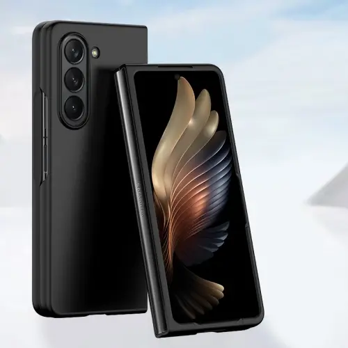 [FOLD 6] For Samsung Galaxy Z Fold6 Skin Feel PC Full Coverage Shockproof Phone Case(BLACK)