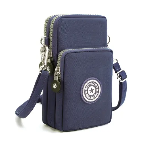 Crossbody Mobile Phone Bag Vertical Coin Purse with Armband for Women.