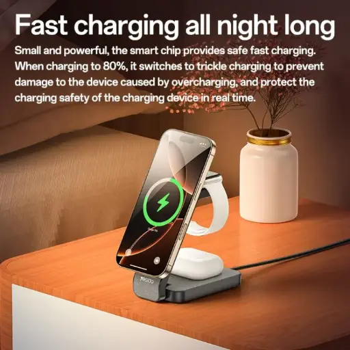 [0-1] Yesido 4-in-1 Magnetic Wireless Charging Stand with Night Light.