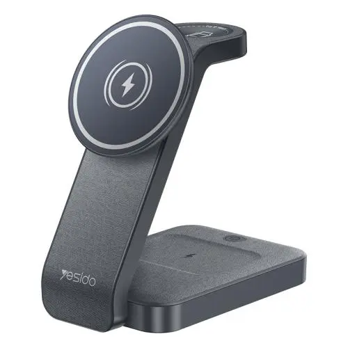 Yesido DS26 4-in-1 Magnetic Wireless Charging Stand with Night Light