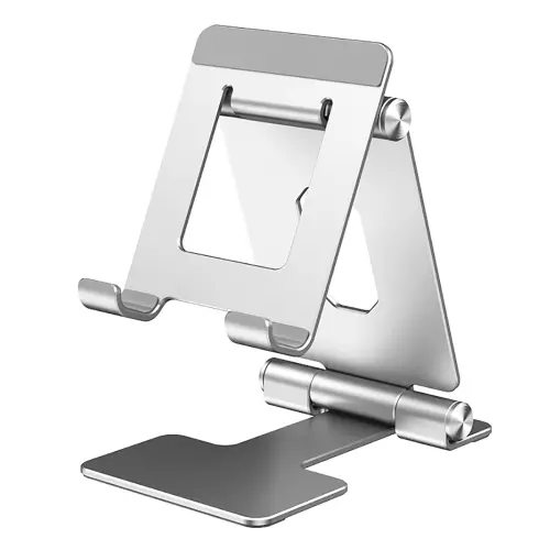 R-JUST  I-Shape Folding Portable Aluminum Alloy Mobile Phone Holder.