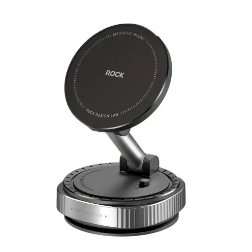 ROCK Q16 Car Electric Vacuum Suction Cup Magnetic Phone Holder