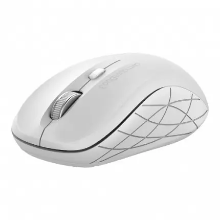 Alcatroz AIRMOUSE DUO 3 Wireless/BT Silent Mouse white.