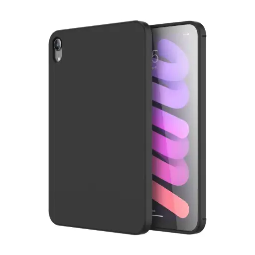 For iPad mini 2024 / mini 6 Mutural Silicone Microfiber Tablet Case