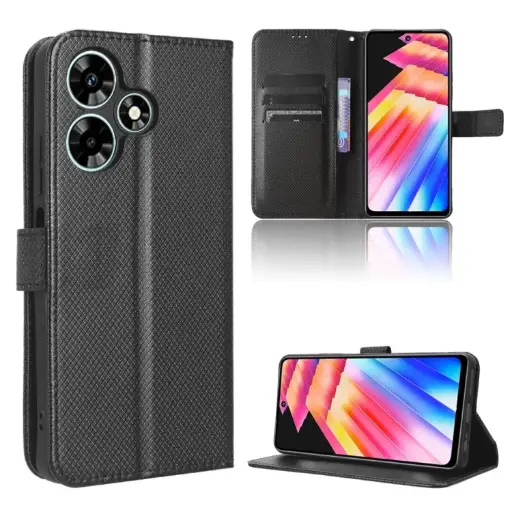 For Infinix Hot 30 Play Diamond Texture Leather Phone Case