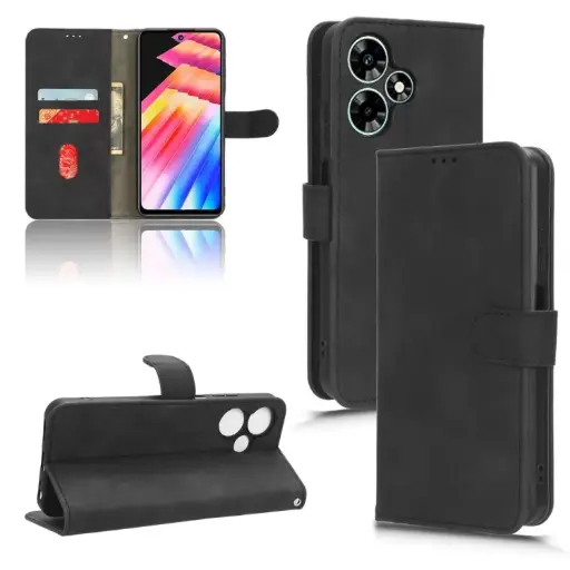 For Infinix Hot 30 Play Skin Feel Magnetic Flip Leather Phone Case