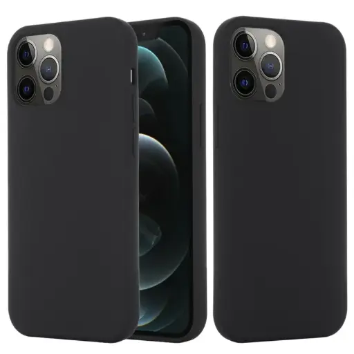 For iPhone 15 Pro Shockproof Silicone Magsafe Phone Case(Black) 