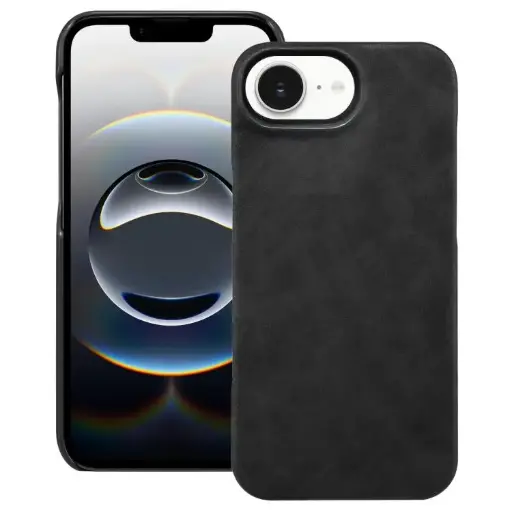 For iPhone 16e Retro Texture MagSafe Phone Case