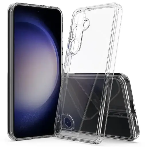 For Samsung Galaxy A55 Scratchproof Acrylic TPU Phone Case(Transparent)
