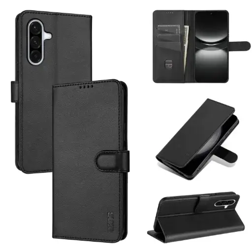 For Samsung Galaxy A36 AZNS Skin Feel Calf Texture Flip Leather Phone Case