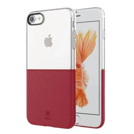 For iPhone 7 & 8 Soft TPU + Hard PC Protective Back Case Cover Shell