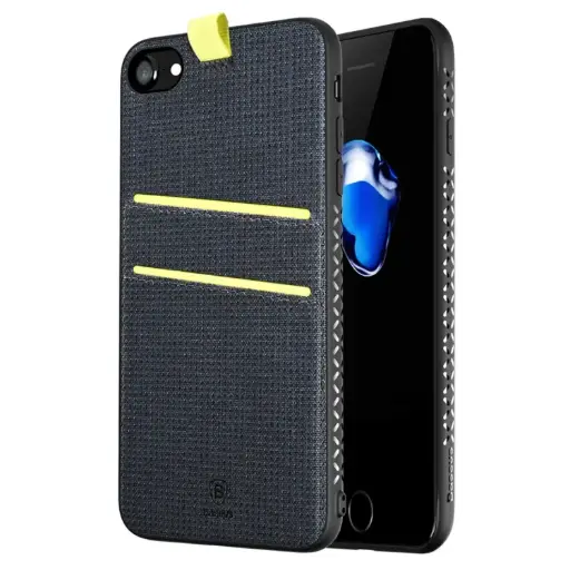 Baseus for iPhone 7 & 8 Lang Series PC + PU + TPU Protective Case with Card Slots & Lanyard & Magnetic Function