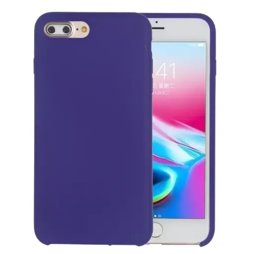 Pure Color Liquid Silicone Case for iPhone 8 Plus & 7 Plus