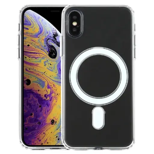 For iPhone XS Max MagSafe Transparent Case