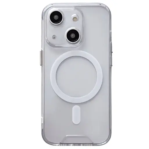 For iPhone 15 Space MagSafe Acrylic Hybrid TPU Phone Case