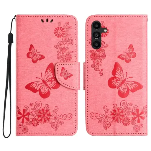 For Samsung Galaxy A36 / A56 5G Butterfly Embossed Flip Leather Phone Case