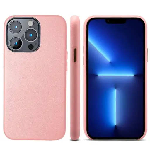iPhone 13 Pro Max Lamb Grain PU Back Cover