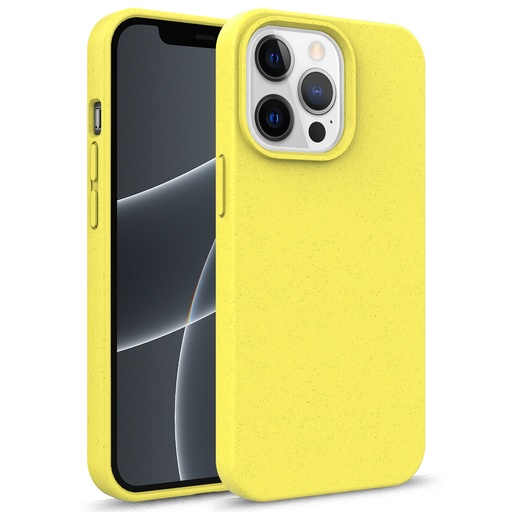 iPhone 13 mini Starry Series Shockproof Straw Material + TPU Protective Case.