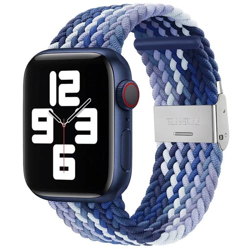 Braided + Stainless Steel Watch Band For Apple Watch Ultra 49mm&Watch Ultra 2 49mm / Series 9&8&7 45mm / SE 3&SE 2&6&SE&5&4 44mm / 3&2&1 42mm.