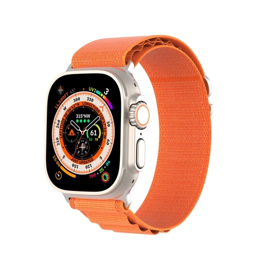 For Apple Watch Ultra 49mm DUX DUCIS GS Series Nylon Loop Watch Band.