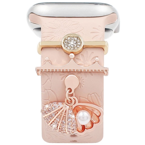 [00-202] 3pcs/set Watch Universal Silicone Strap Decoration Ring Decorative.