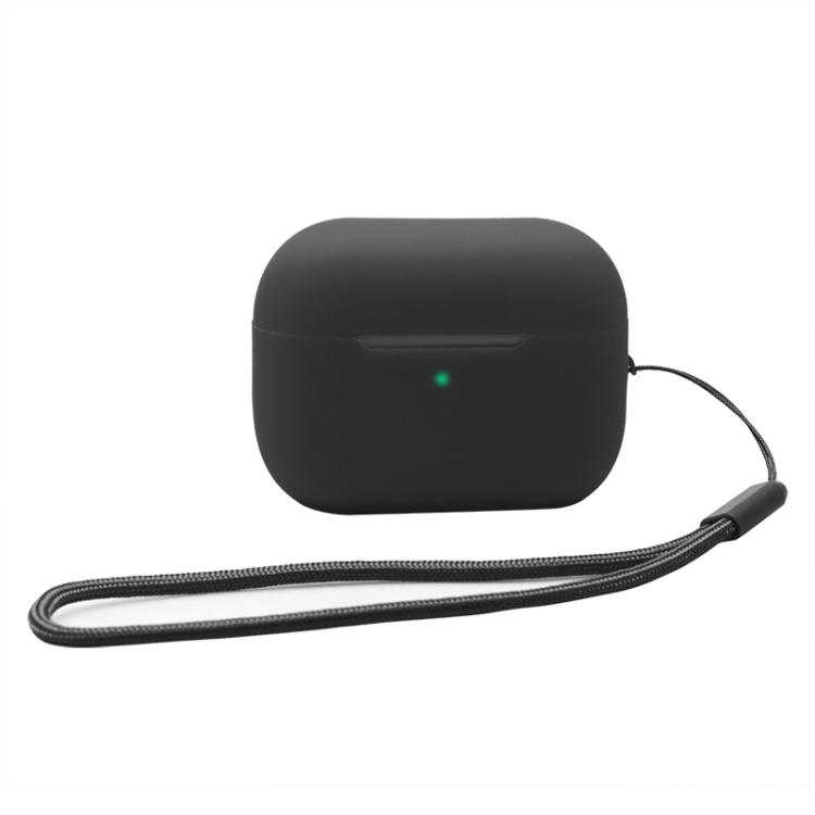 For AirPods Pro 2 2.0mm Solid Color Silicone Protective Cover