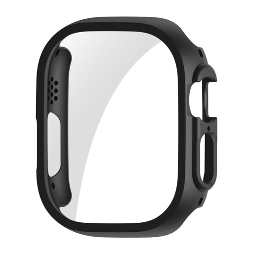 [00-243] For Apple Watch Ultra 49mm ENKAY PC Frame 9H Tempered Glass Case.