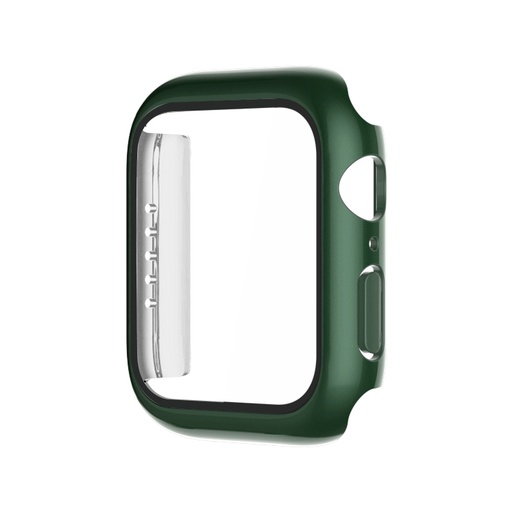 [00-259] Electroplating Monochrome PC+Tempered Film Watch Case For Apple Watch Series 6/5/4/SE 44mm.