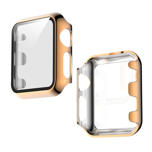 [00-265] For Apple Watch Series 3 & 2 & 1 42mm Full Coverage PlatingGlass Case.