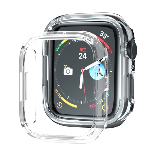 [00-266] Electroplated PC Hollow Watch Protective Case For Apple Watch Series 8 / 7 45mm.