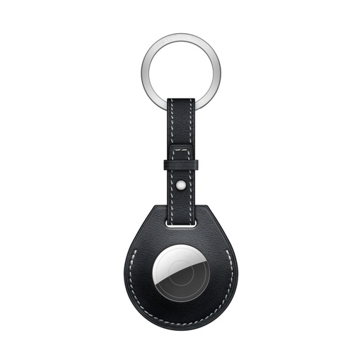 Shockproof Anti-scratch Leather Protective Case Cover with Hang Loop For AirTag.