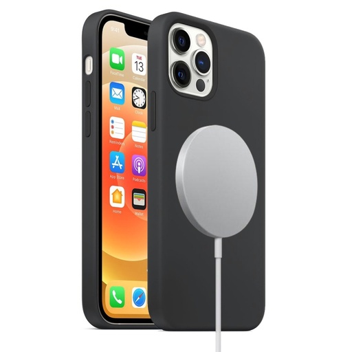 For iPhone 12 Pro Max Magnetic Liquid Silicone with Magsafe Charging.