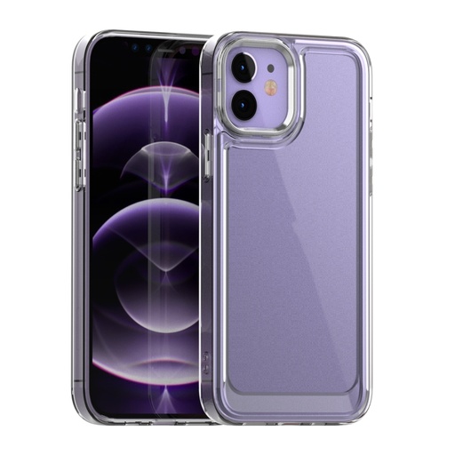 [00-430] For iPhone 12 Acrylic + TPU Shockproof Phone Case