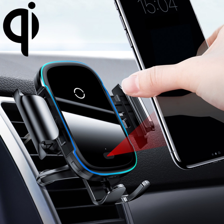 Baseus Light Electric Car Bracket Qi Standard Wireless Charger .