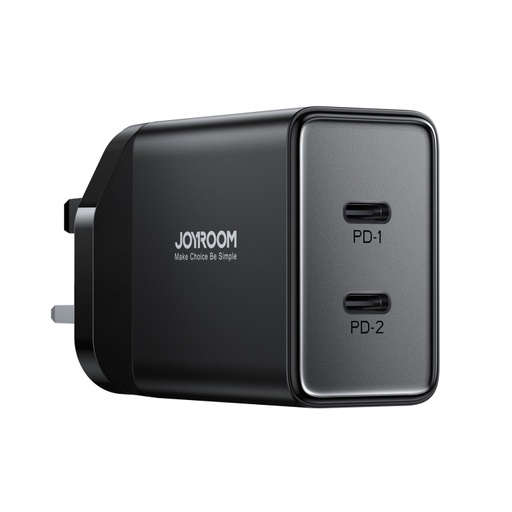 [00-683] 
JOYROOM  40W Dual USB-C / Type-C 2PD Mini Intelligent Fast Charger.