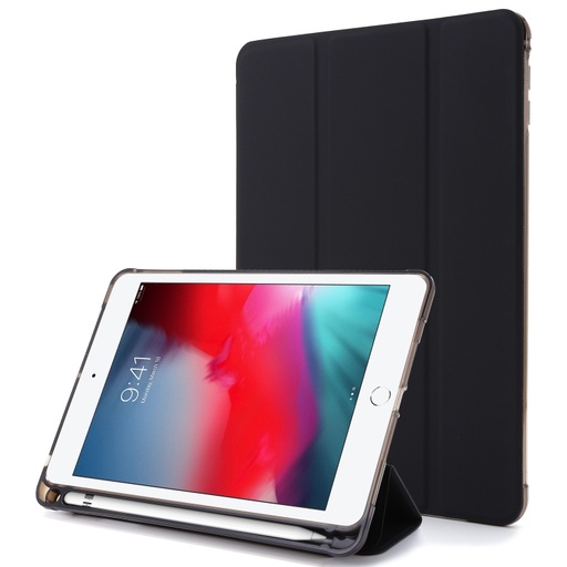 For iPad Mini (2019) Airbag Horizontal Flip Leather Case with Three-fold Holder & Pen Holder.