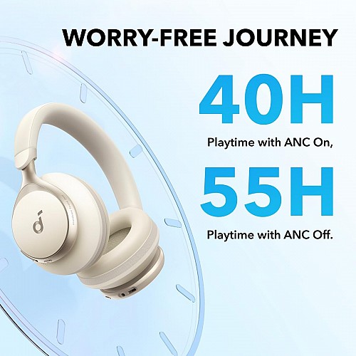 [00-784] Anker Soundcore Headphones HiRes ANC Space One .
