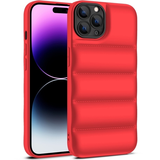 For iPhone 15 Pro Max Eiderdown Airbag Shockproof Phone Case.