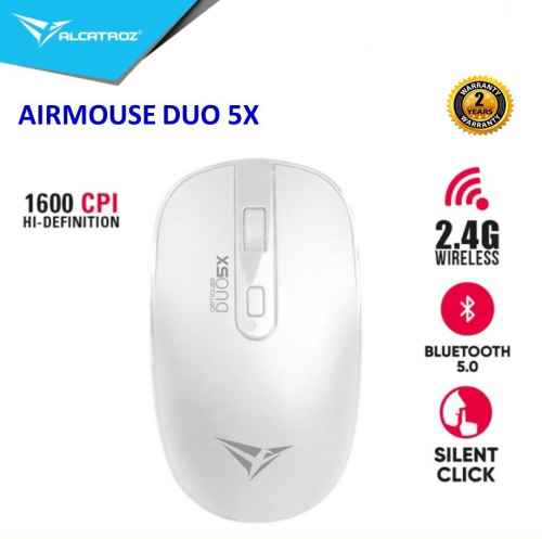 [00-805] Alcatroz Airmouse Duo 5X Wireless/BT Mouse.