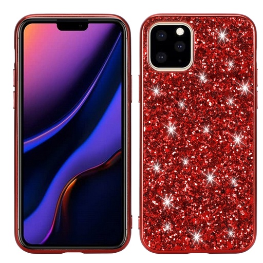 Glitter Powder Shockproof TPU Protective Case for iPhone 11 Pro.