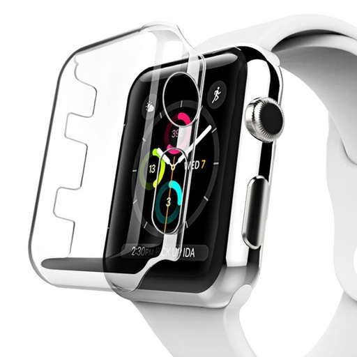 [1059] For Apple Watch Series 3 42mm Transparent PC Protective Case.