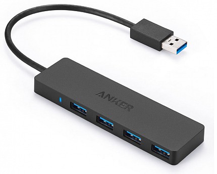 [1199] Anker USB-A Hub 3.0 Ultra Slim 4-Ports
