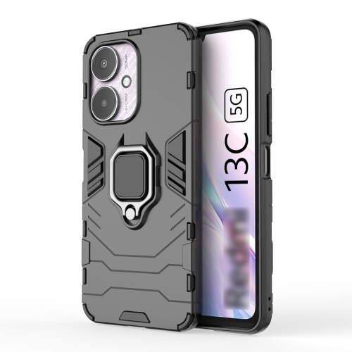 [1216] For Xiaomi Redmi 13C 4G Global Shockproof PC + TPU Holder Phone Case.
